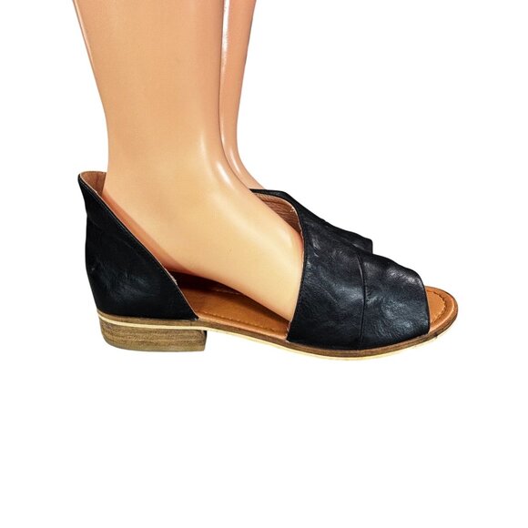 Catherine Malandrino Womens Black Open Toe Sandals Size 9 - Picture 4 of 9